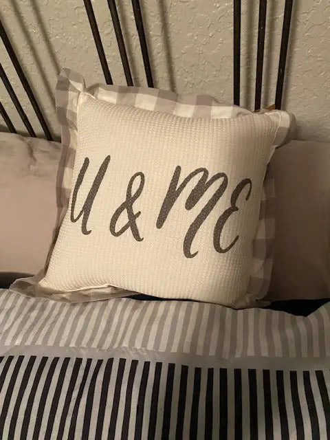 FINDERS KEEPERS U & ME PILLOW VHC Brands
