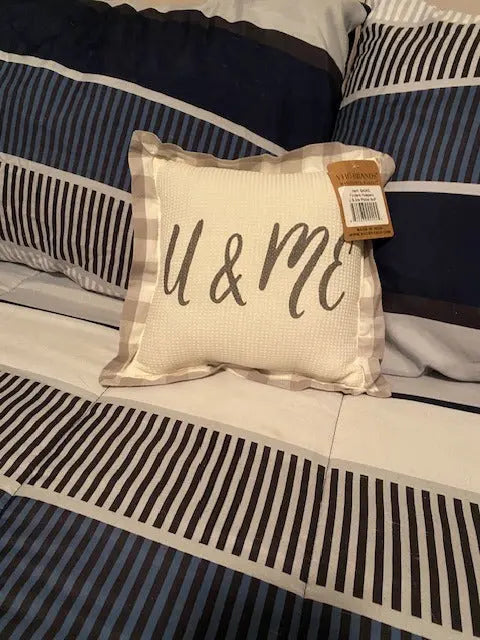 FINDERS KEEPERS U & ME PILLOW VHC Brands