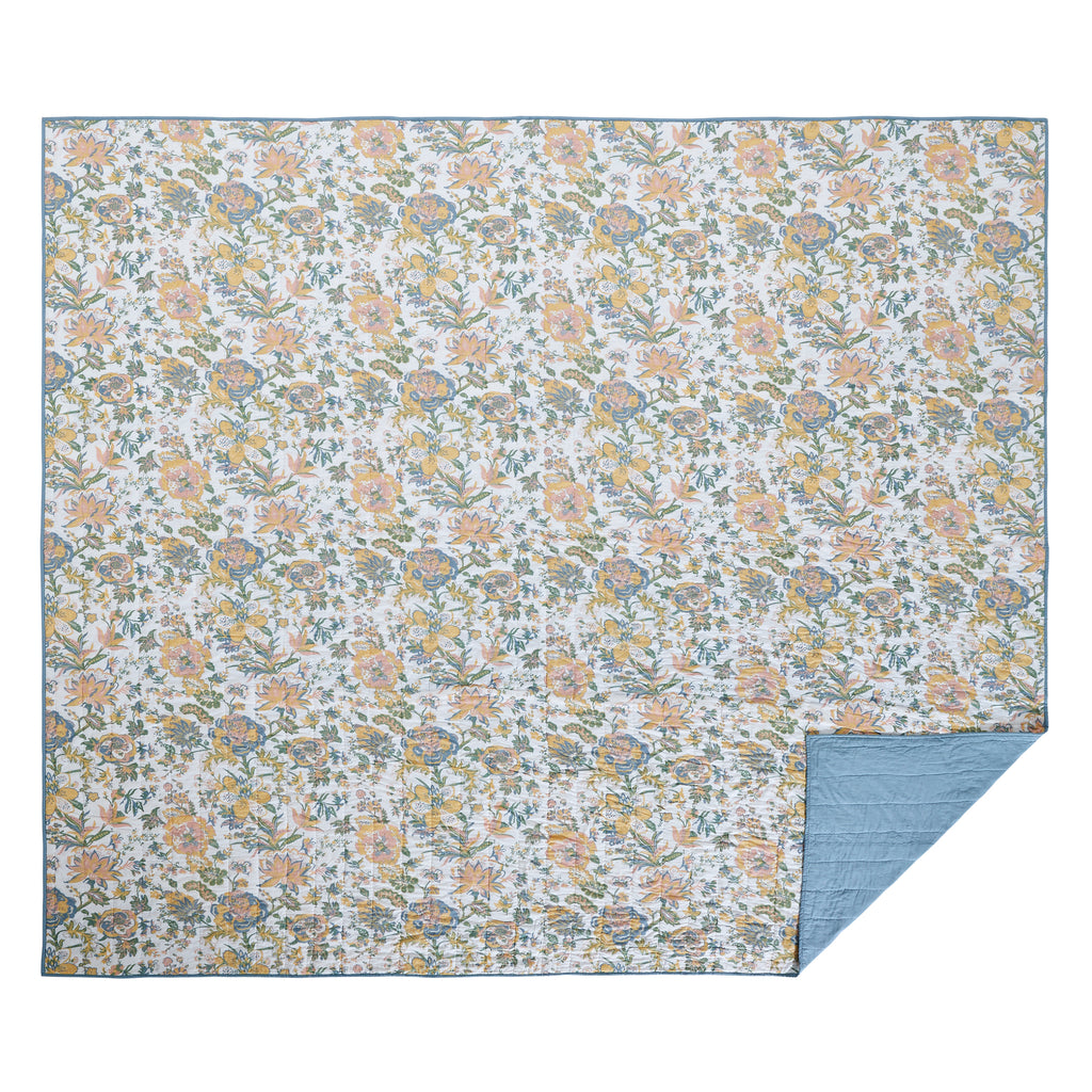 Wilder Vintage Floral Quilt 5pc Bundle