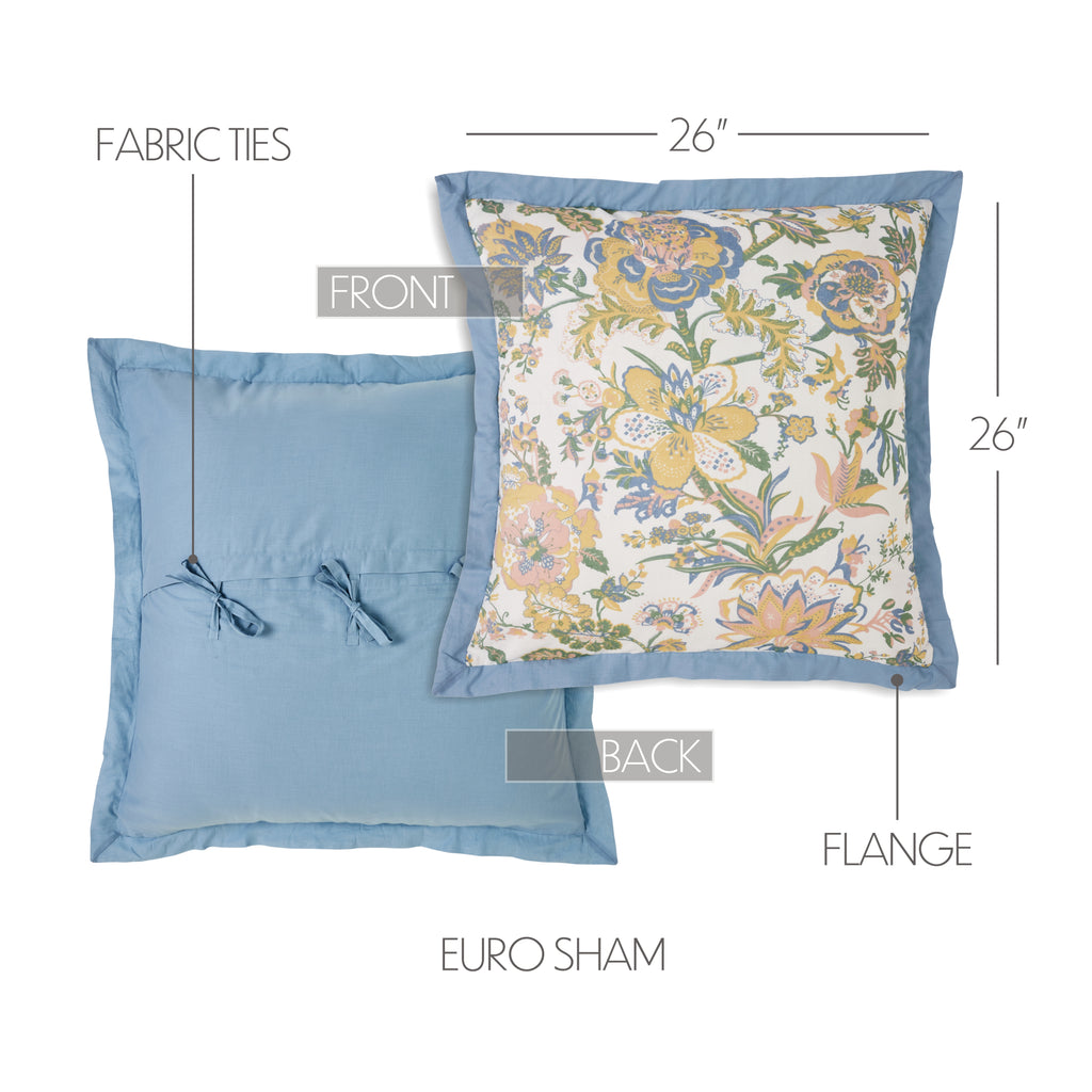 Wilder Vintage Floral Quilt 5pc Bundle
